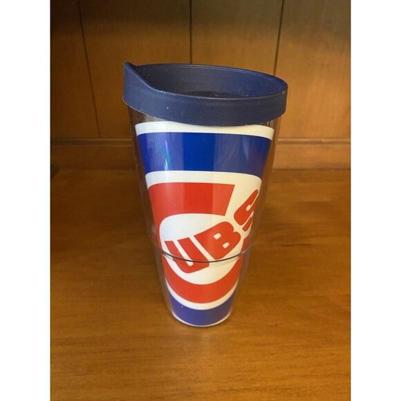 Chicago Cubs Tervis Cup 24oz With Blue Lid MLB - Picture 1 of 10